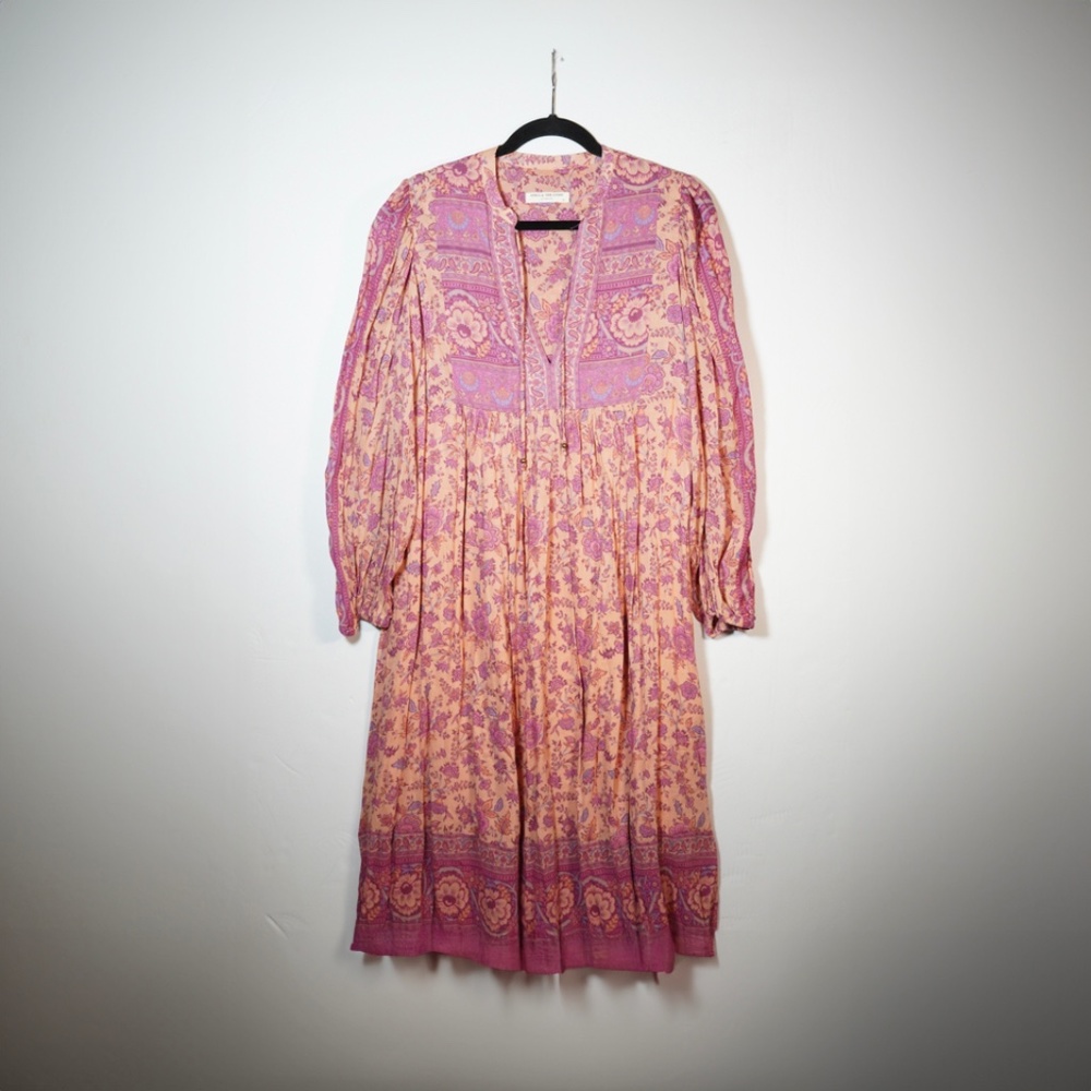 Spell & The Gypsy Collective Folk Song Boho Dress Blossom Printed Pullover Midi